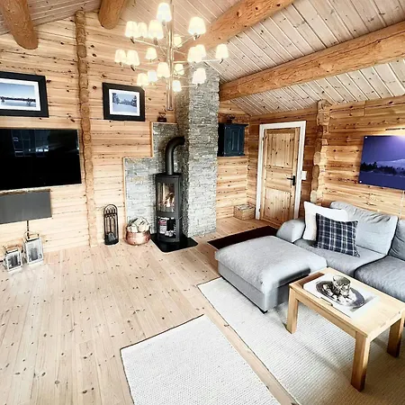 Log With Turf Roof Near *